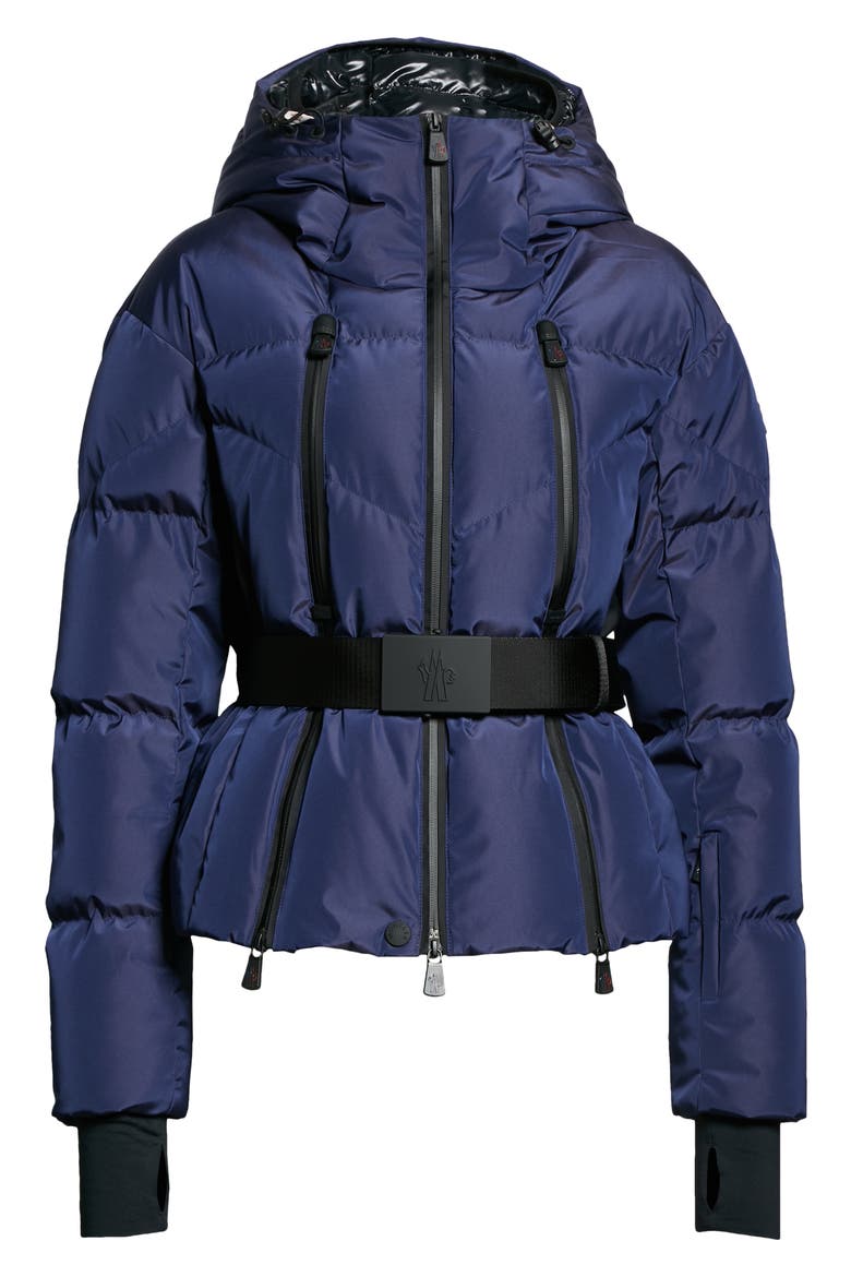 Goncelin Hooded Zip 750 Fill Power Down Puffer Jacket, Alternate, color, NAVY