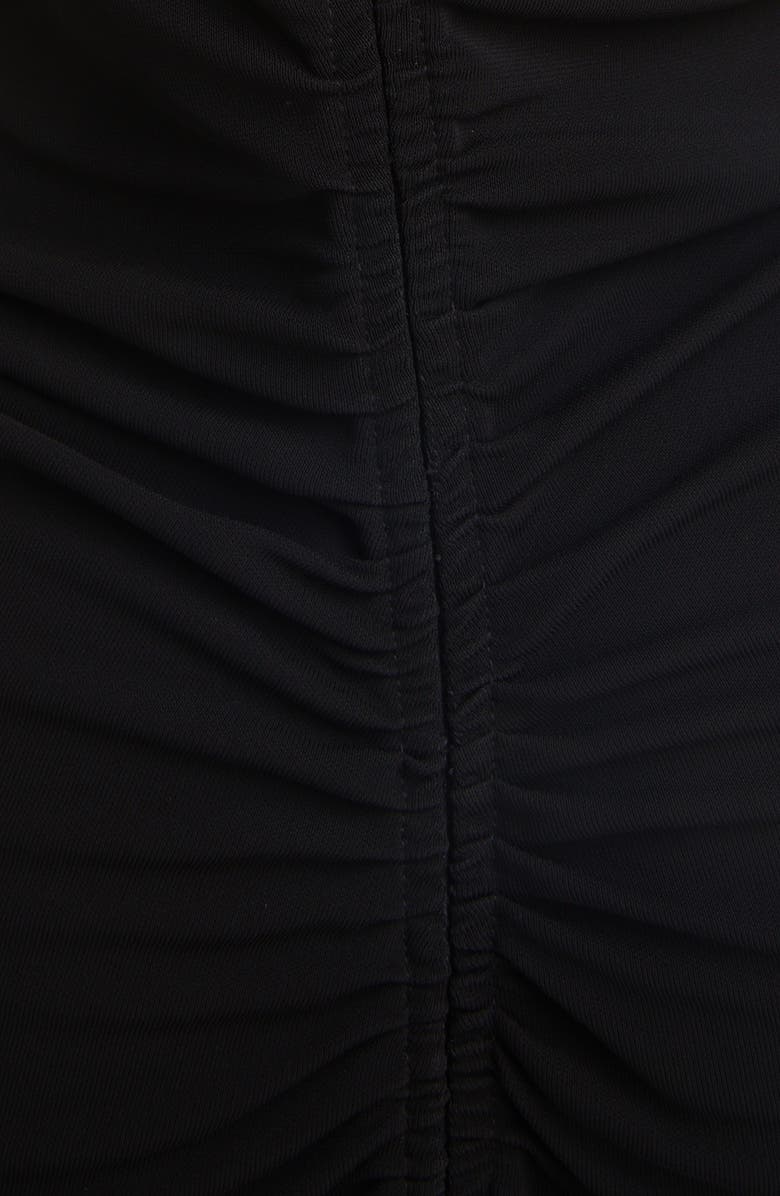 Givenchy Ruched Long Sleeve Crepe Gown, Alternate, color,