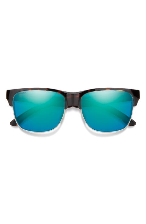 Lowdown 56mm ChromaPop Polarized Browline Sunglasses
