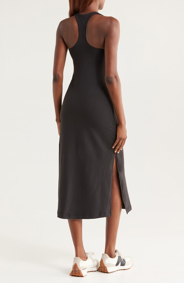 Vuori Halo Racerback Midi Tank Dress, Alternate, color, Solid Black