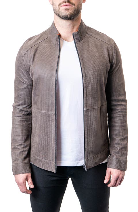 Leather & Suede Reversible Jacket