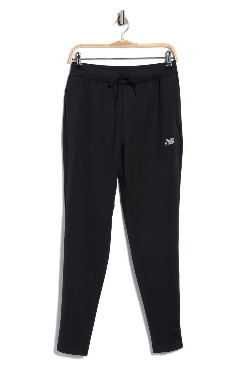 New Balance Tech Knit Pants, Main, color, Black