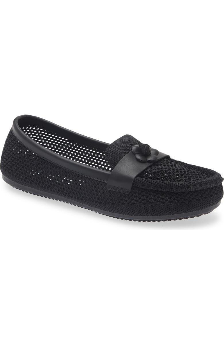 GLORIA VANDERBILT Penelope Floral Knit Loafer, Main, color, Black