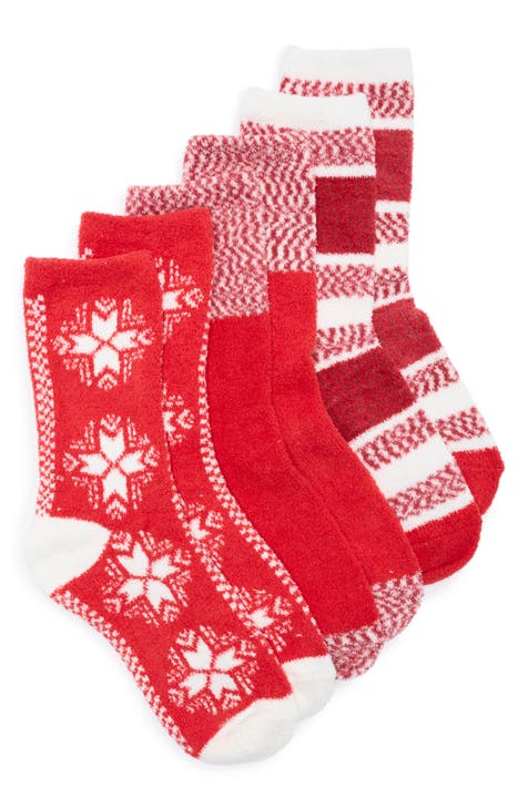 3-Pack Pattern Socks