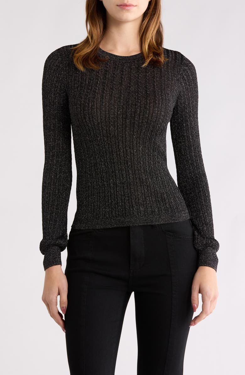 PAIGE Adela Rib Sweater, Main, color, Black