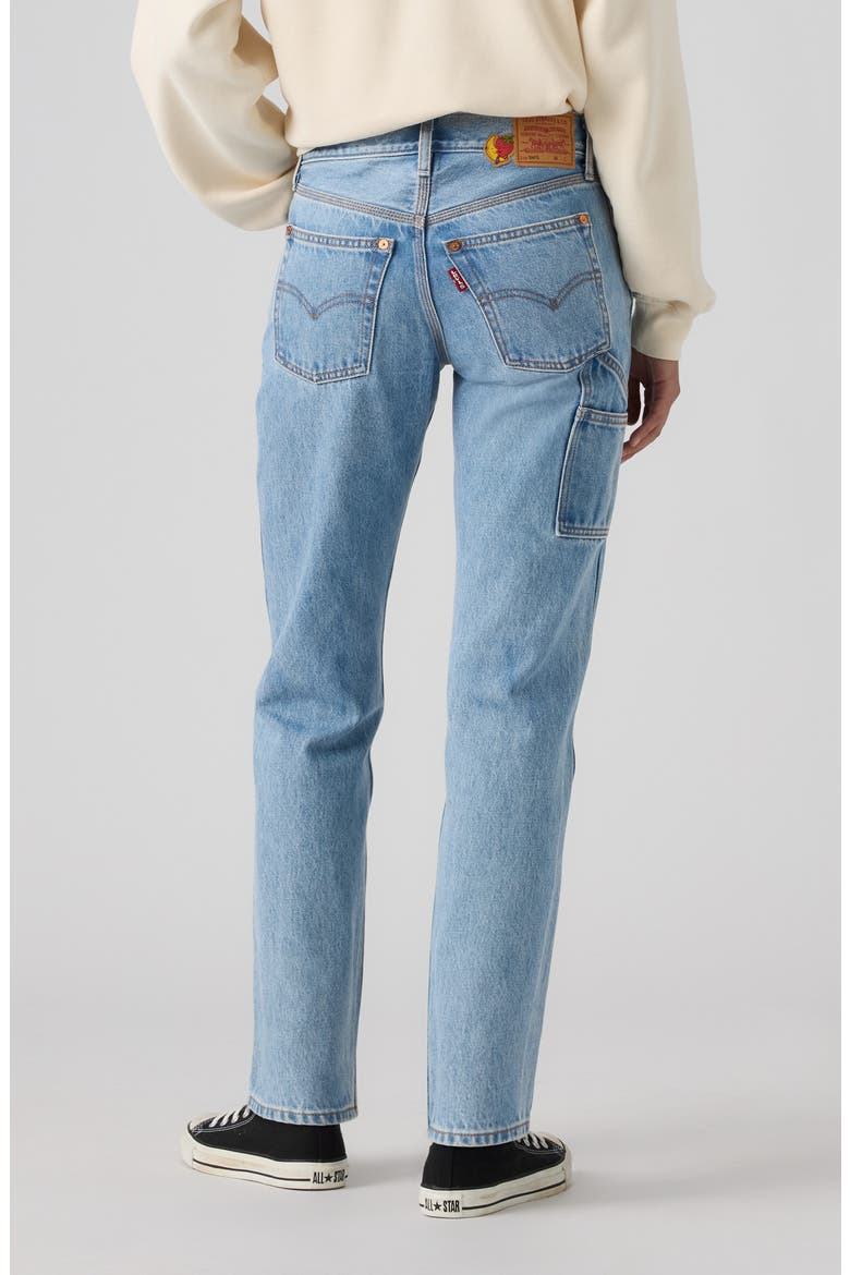 Straight Leg Jeans, Alternate, color, X SHFU LIGHT STONE