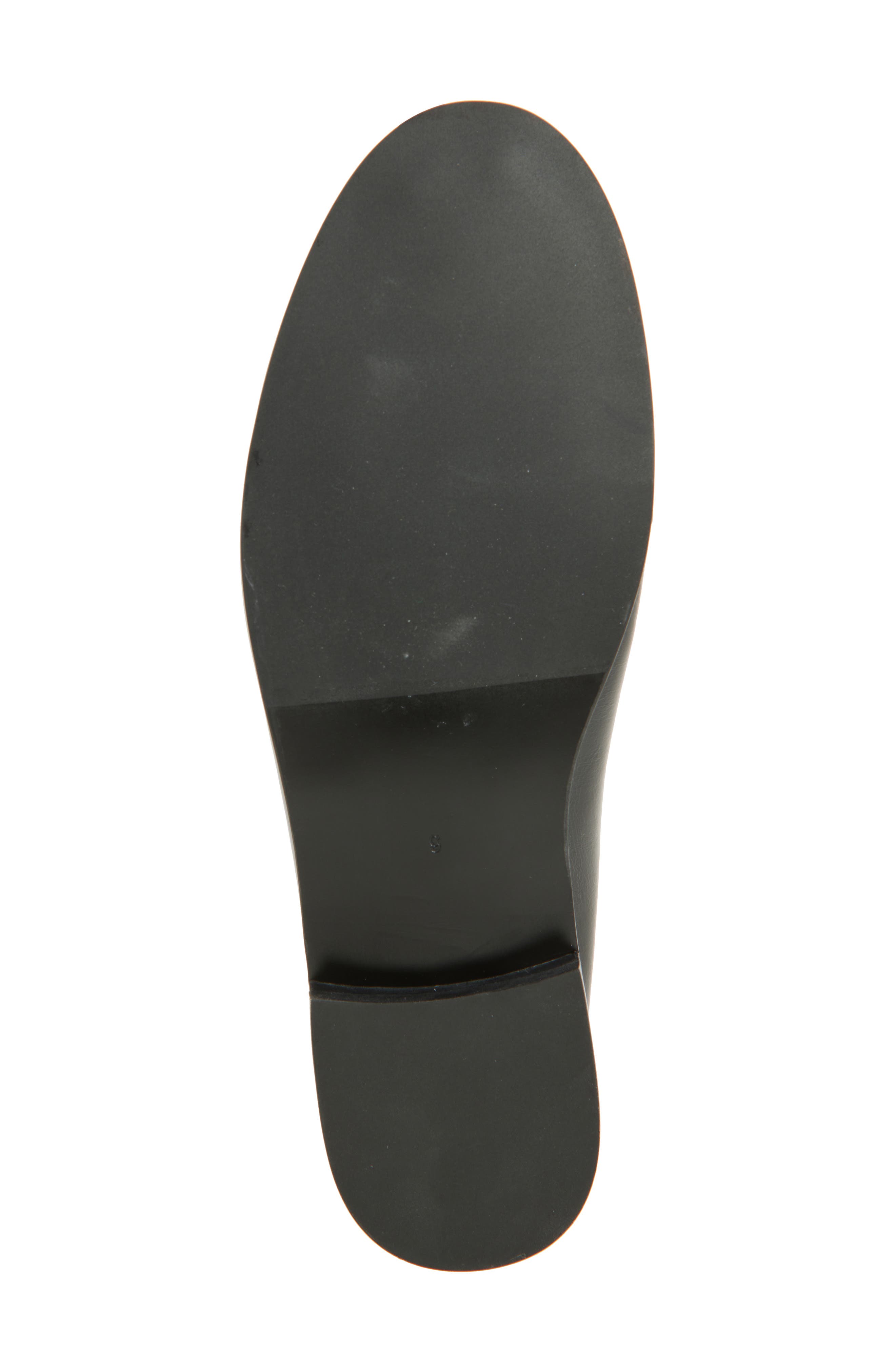 Jeffrey Campbell Goddard Penny Loafer Mule, Alternate, color, Black