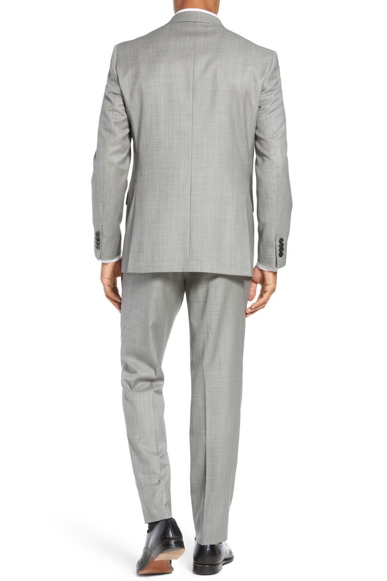 Jay Trim Fit Solid Wool Suit, Alternate, color, LIGHT GREY