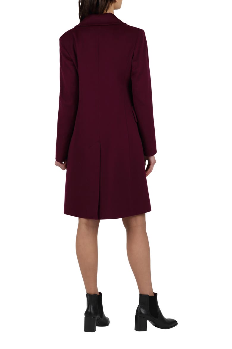 Dax Double Breasted Wool Coat, Alternate, color, ORCHID