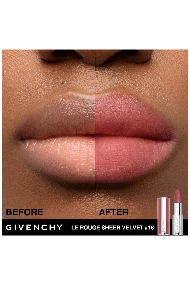 Le Rouge Sheer Velvet Matte Lipstick, Alternate, color, N16