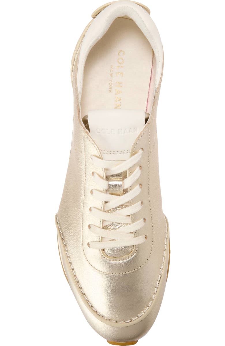 Cole Haan GrandPro LP Runner Energyweave Sneaker, Alternate, color, Soft Gold Leather