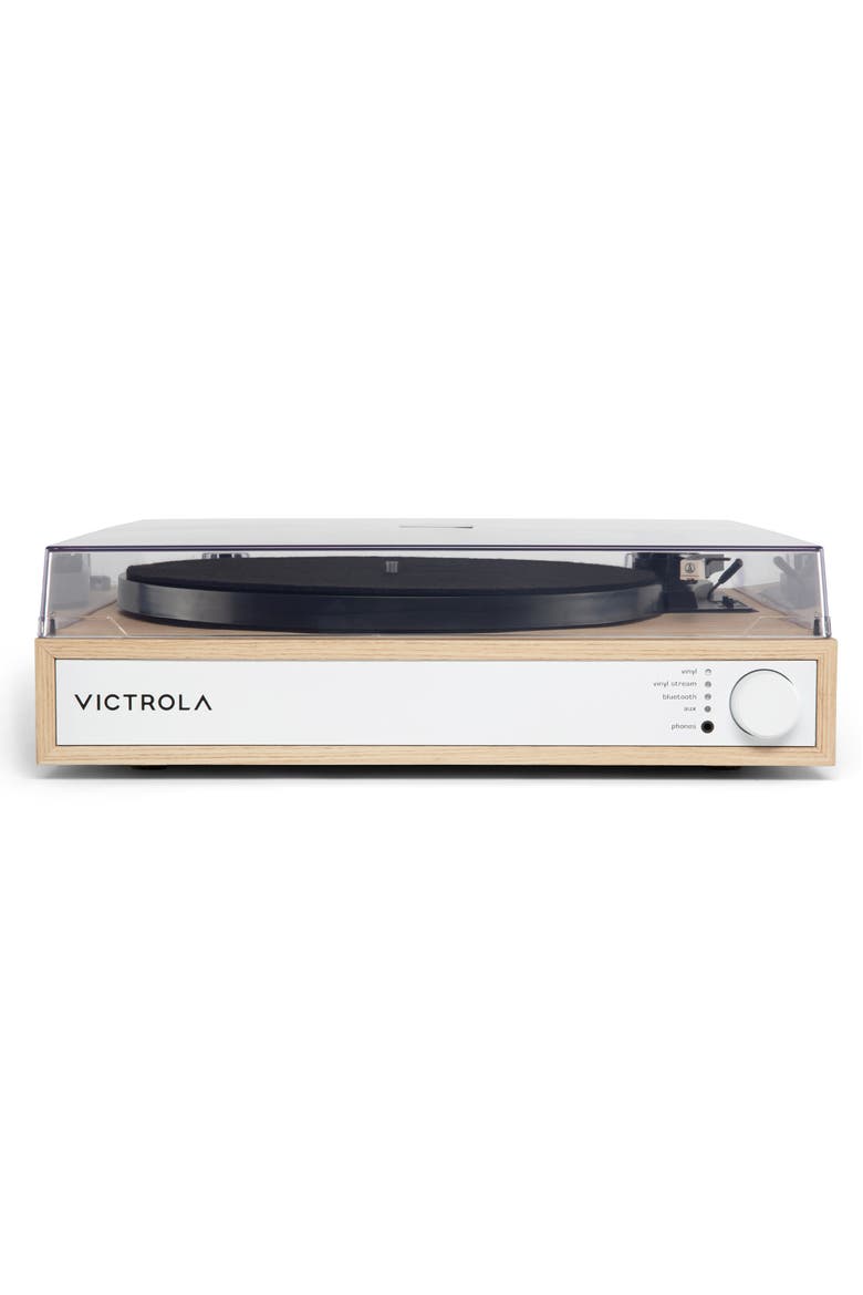 Harmony Turntable System with Speakers, Alternate, color, Natural