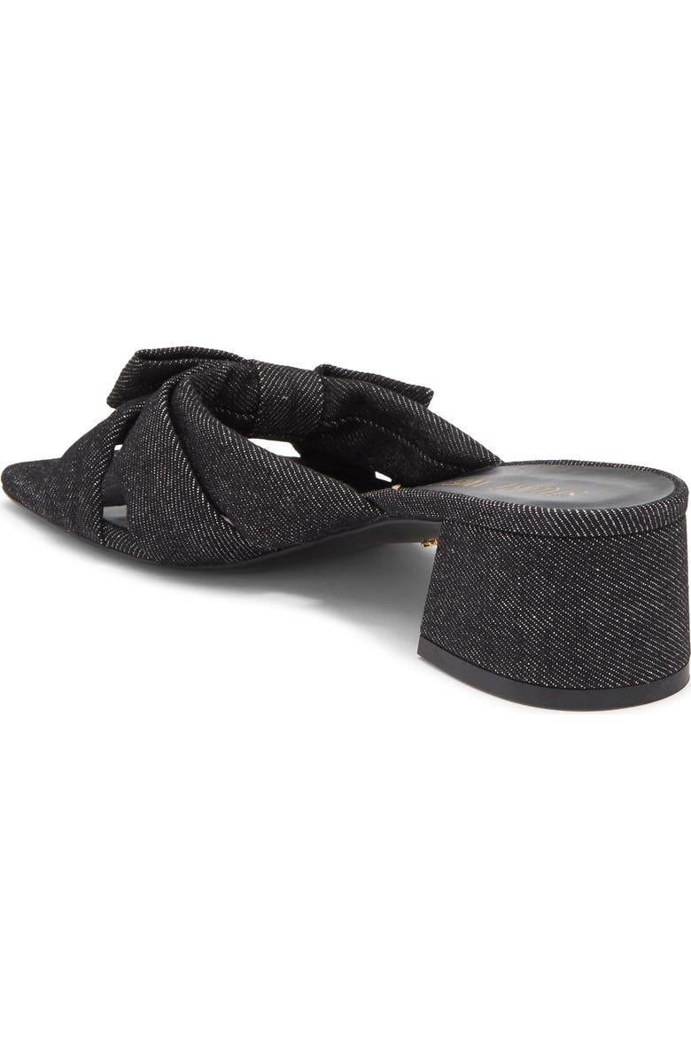 Stuart Weitzman Sofia 45 Slide Sandal, Alternate, color, Black