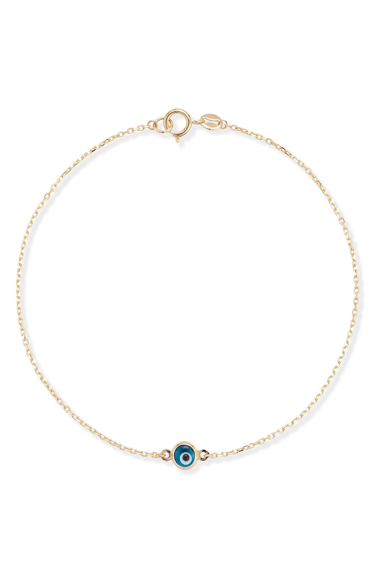 Ember Fine Jewelry 14K Evil Eye Charm Bracelet