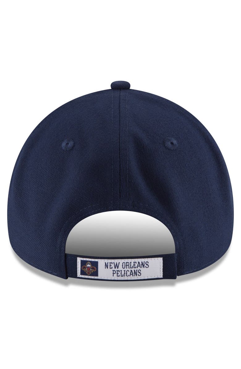 New Era Men's New Era Navy New Orleans Pelicans Official Team Color 9FORTY Adjustable Hat, Alternate, color, 