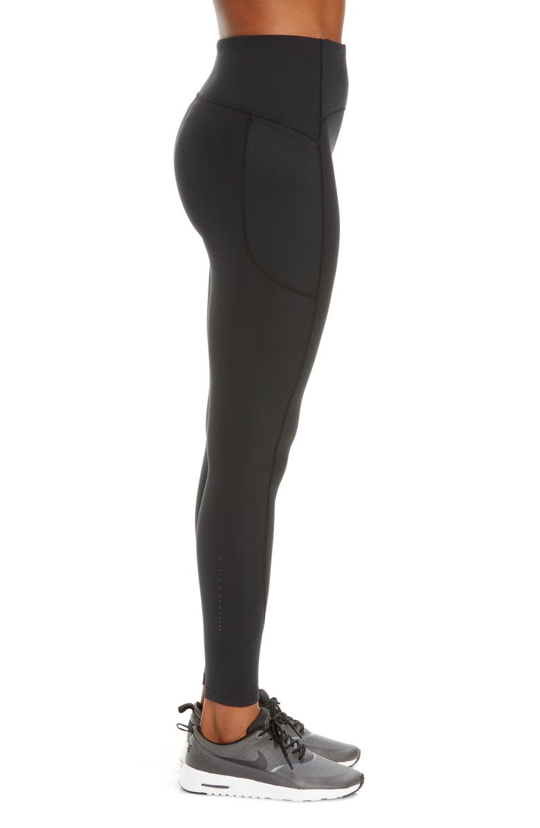 Zella Run High Waist Pocket Performance Ankle Leggings, Alternate, color,