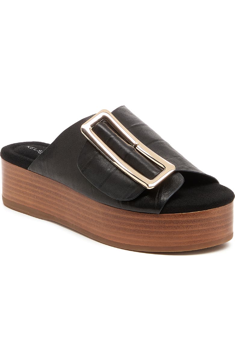 Kelsi Dagger Brooklyn Dover Woven Platform Sandal, Main, color, Black