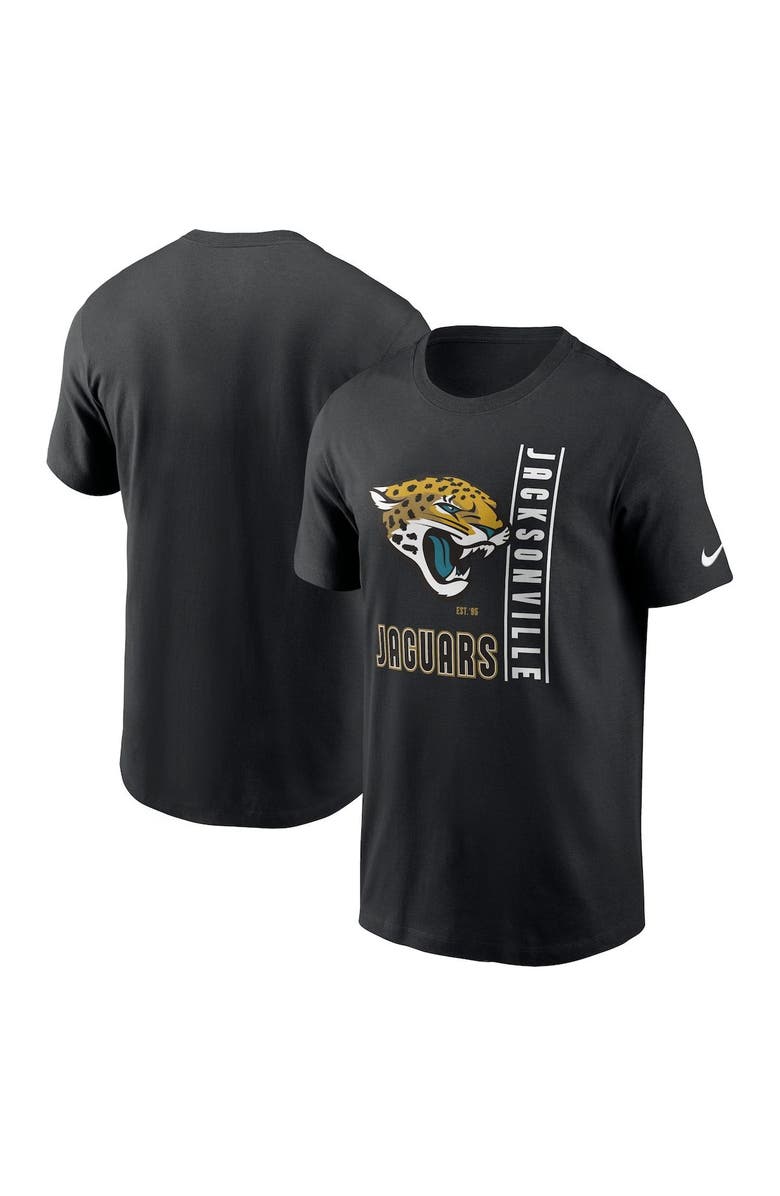 Nike Men's Nike  Black Jacksonville Jaguars Lockup Essential T-Shirt, Alternate, color, 