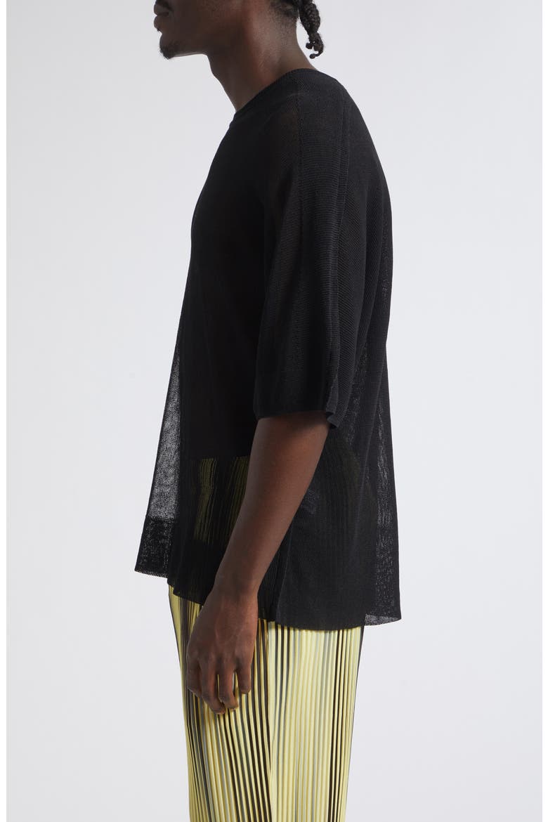Washi Framework-T T-Shirt, Alternate, color, BLACK