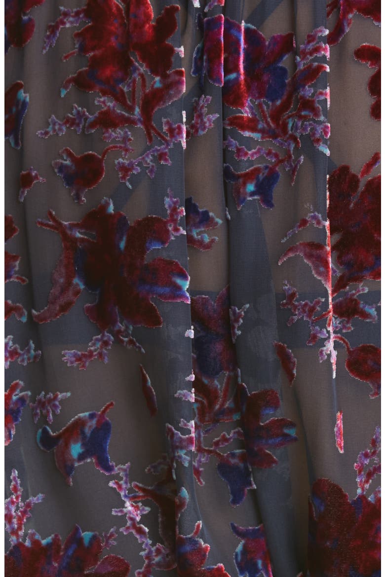 Yuni Floral Burnout Blouse, Alternate, color, PURPLE MULTI