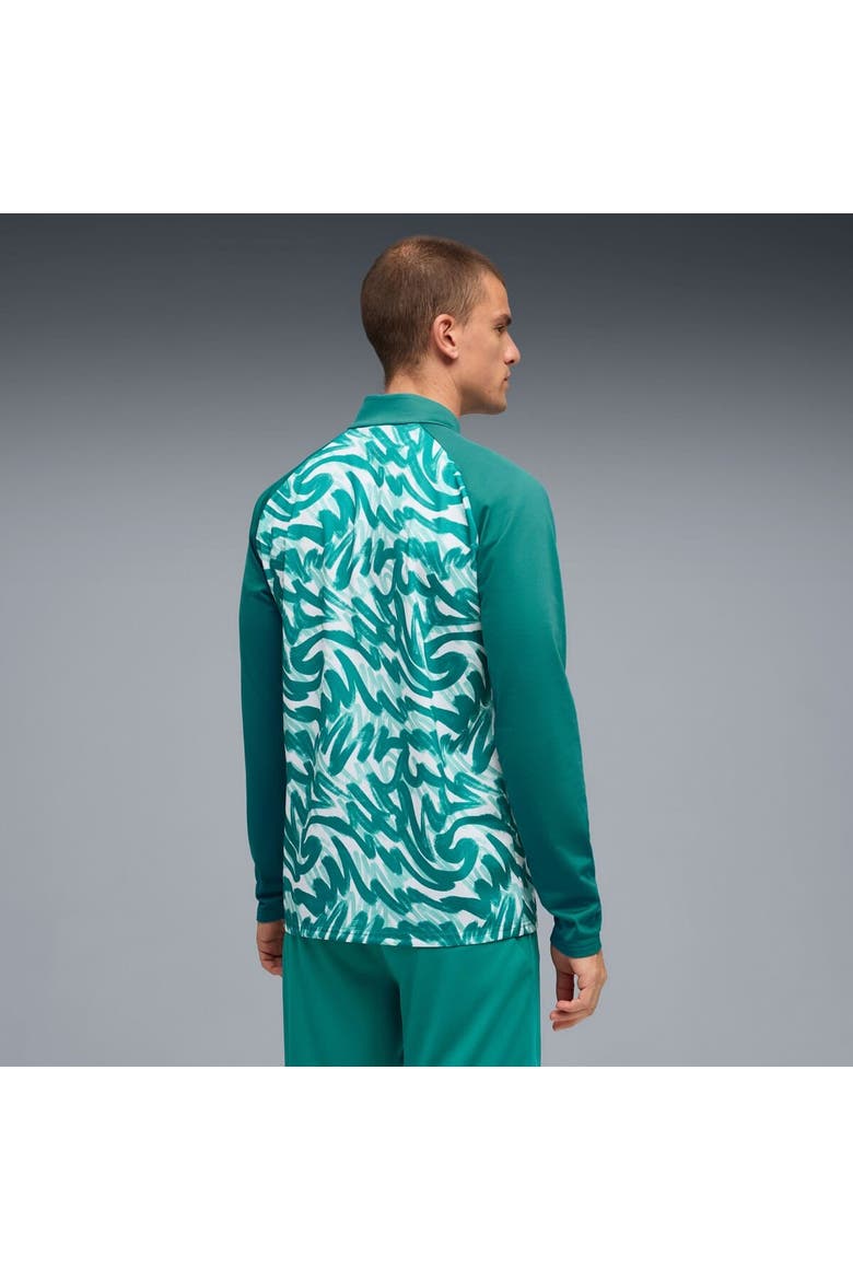 Men's Puma Green Portugal National Team Pre-Match Quarter-Zip Top, Alternate, color, Green
