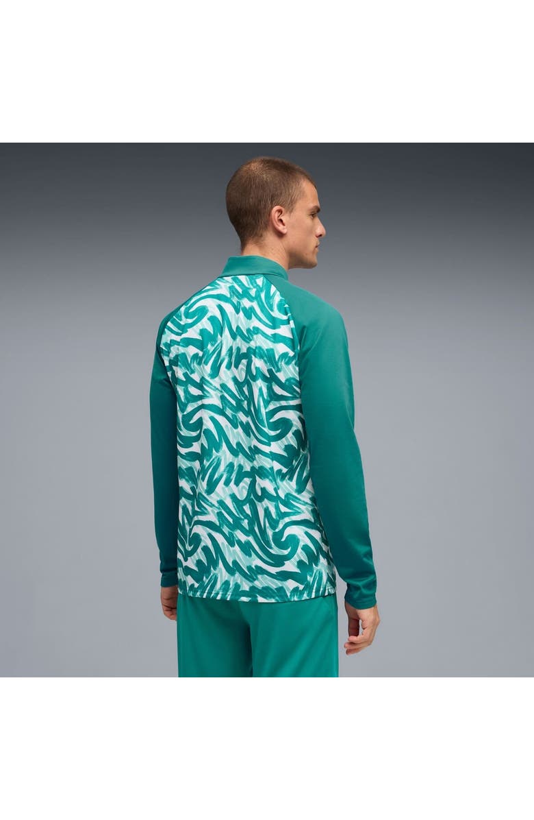 PUMA Men's Puma Green Portugal National Team Pre-Match Quarter-Zip Top, Alternate, color, Green