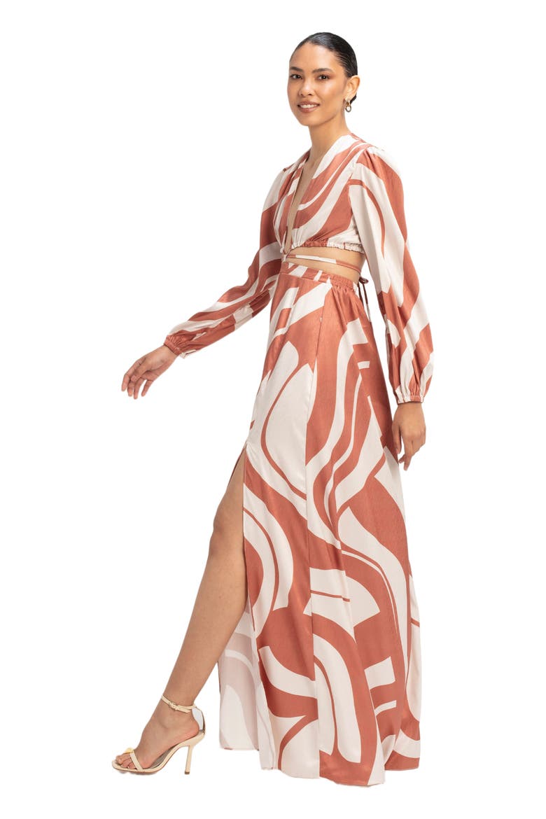 Amal Dress, Alternate, color, Luze Rust