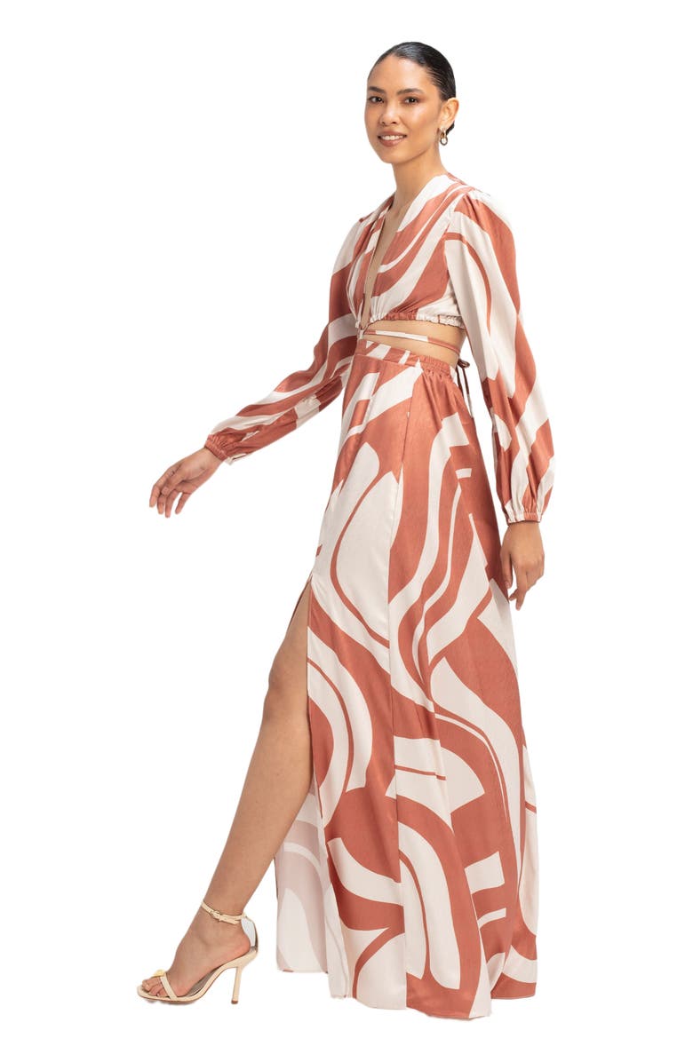 DIARRABLU Amal Dress, Alternate, color, Luze Rust