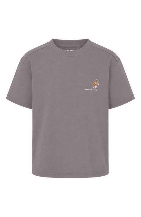 Kids' Wild Tribe Graphic Drop Shoulder Tee