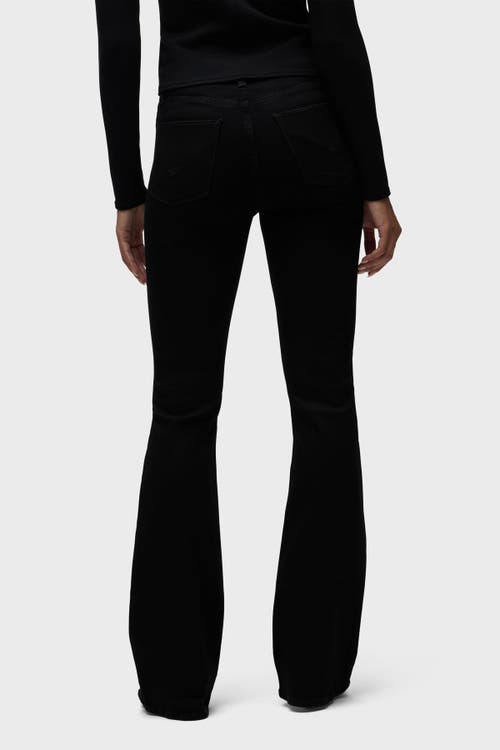 Hudson Jeans Barbara High Rise Bootcut In Black