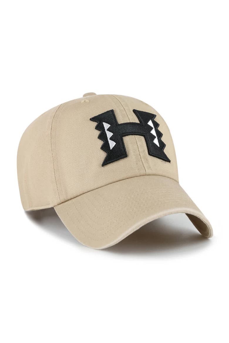 Men's '47 Khaki Hawaii Rainbow Warriors Clean Up Adjustable Hat, Alternate, color, Khaki