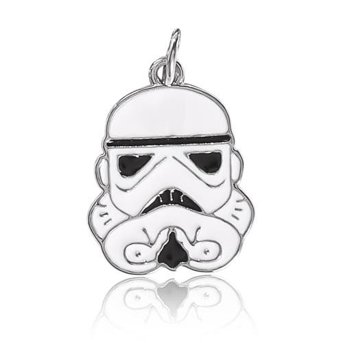 Star Wars Charm Bracelet With 5 Unique Charms, 7" + .75" In Metallic