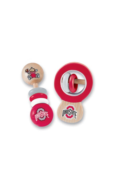Ohio State Buckeyes Baby Rattles 2-Pack