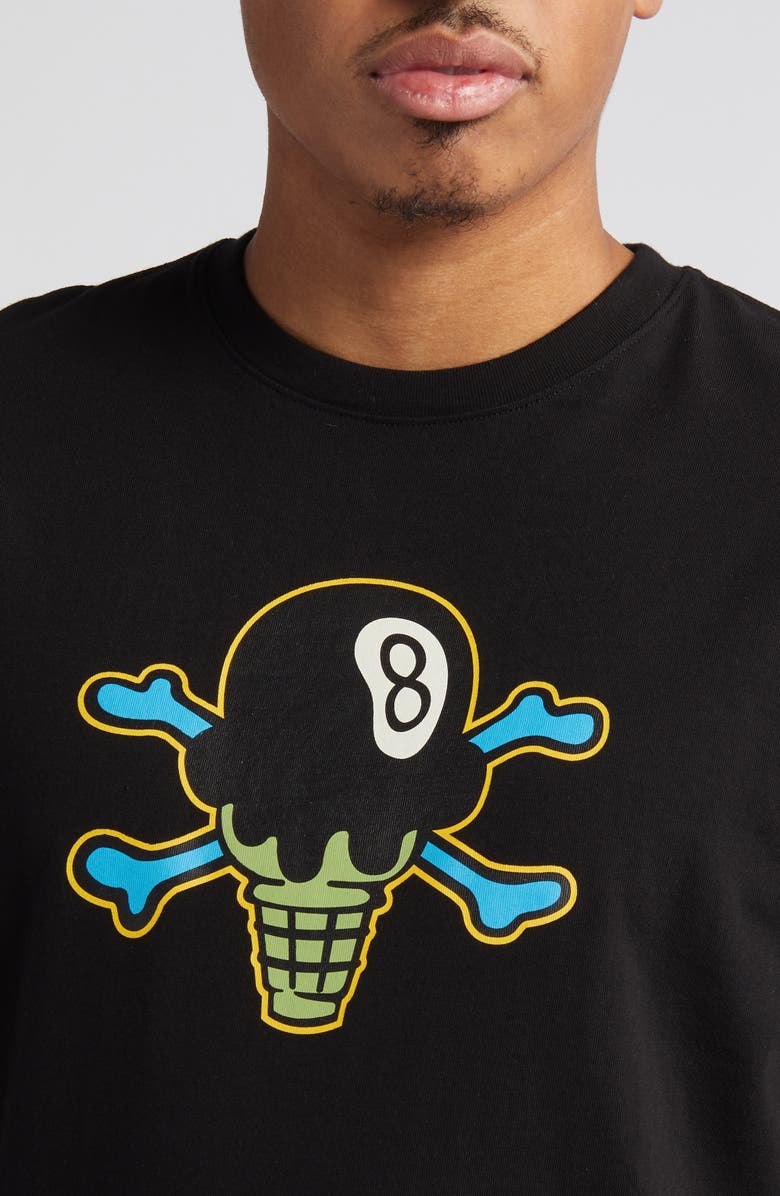 ICECREAM Eight-Ball Cotton Graphic T-Shirt, Alternate, color, 