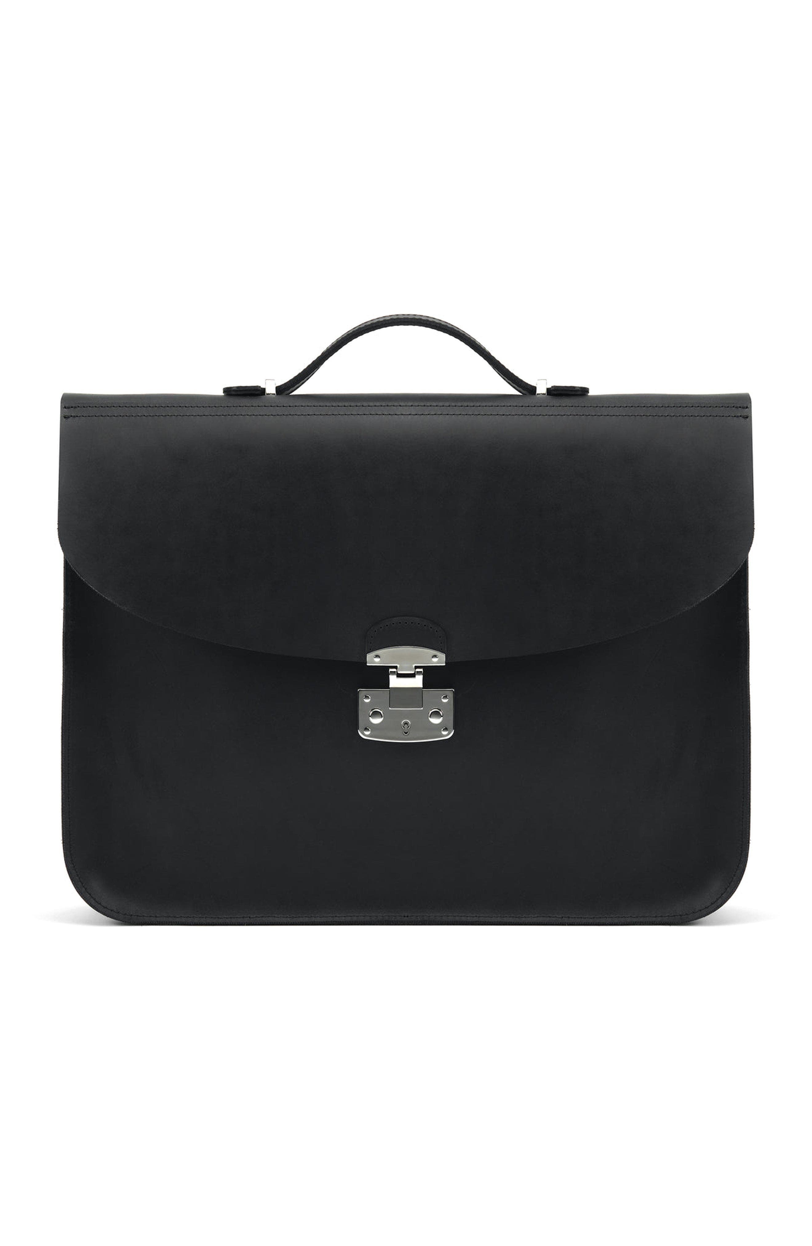 Ezra Arthur Executive Briefcase, Main, color, Black