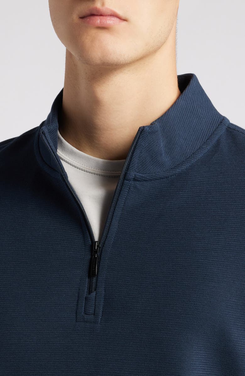Robert Barakett Karuna Half Zip Pullover, Alternate, color, Navy