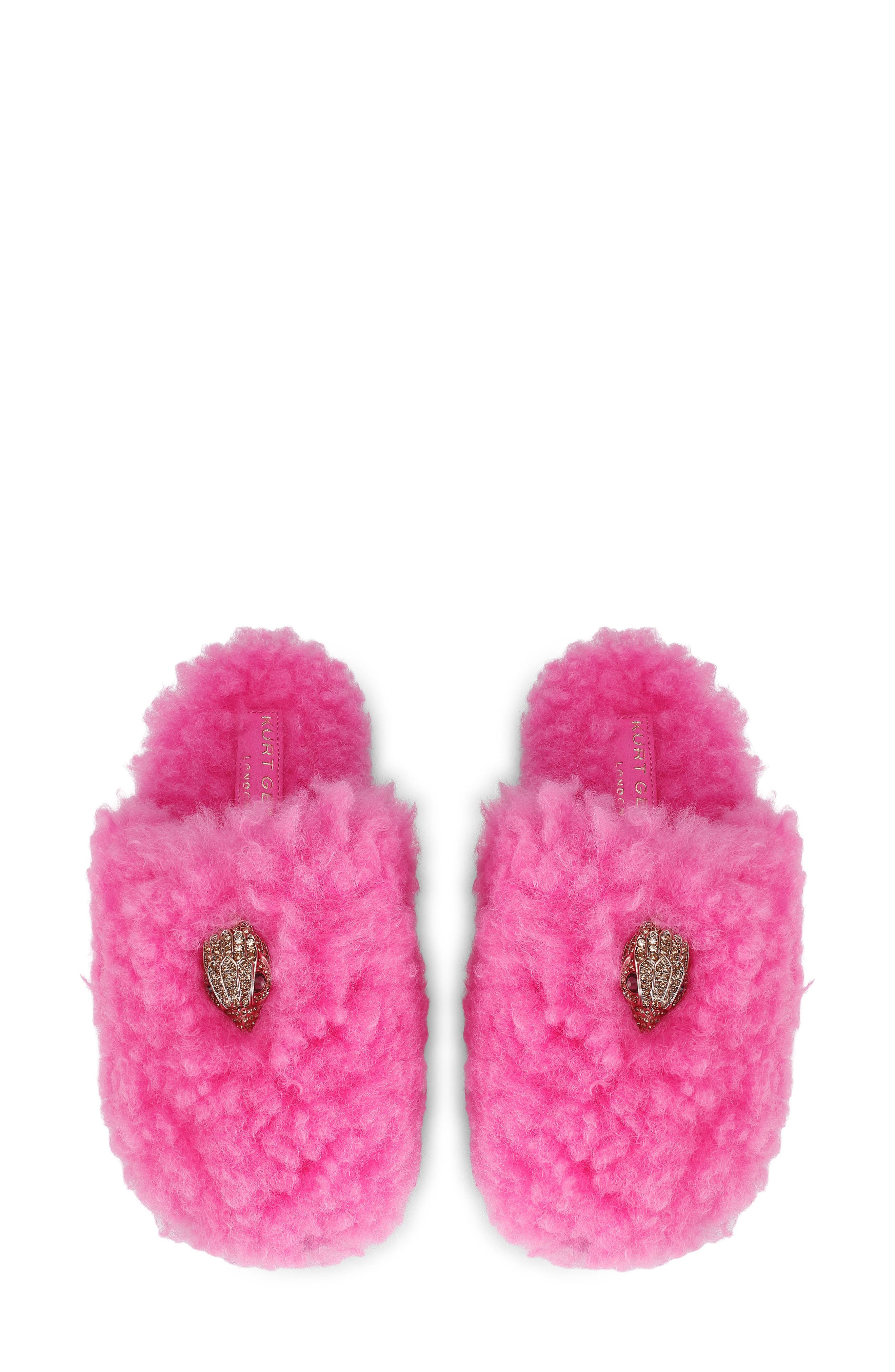 Kurt Geiger London Kensington Faux Shearling Scuff Slipper, Alternate, color, 