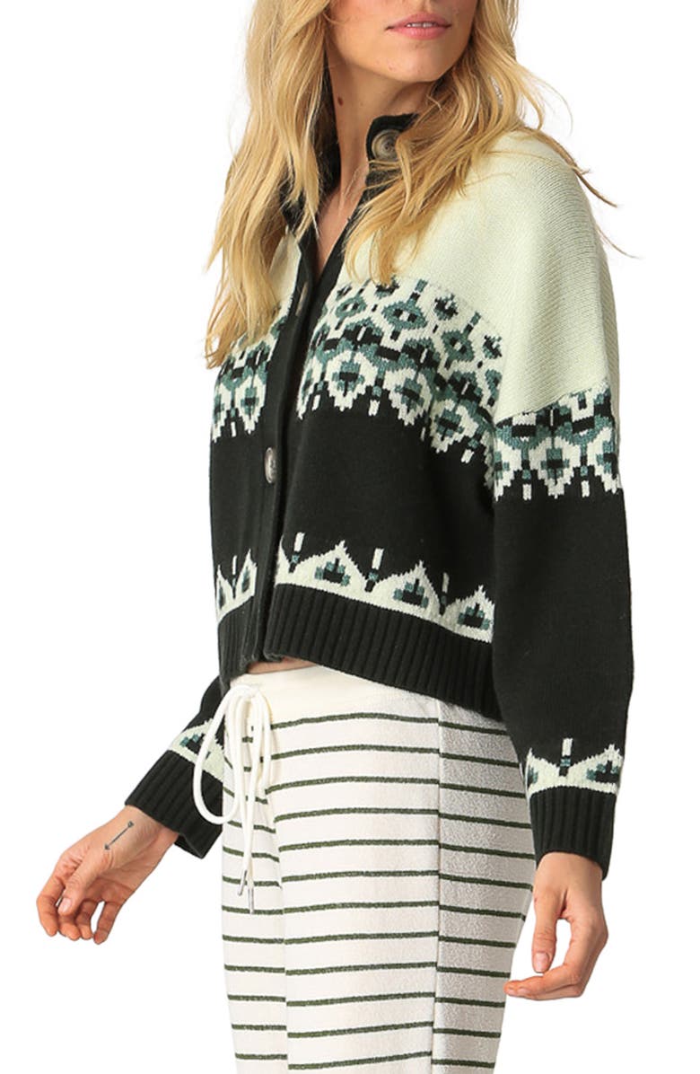 Electric & Rose Rudi Fair Isle Merino Wool & Cashmere Blend Cardigan, Alternate, color,