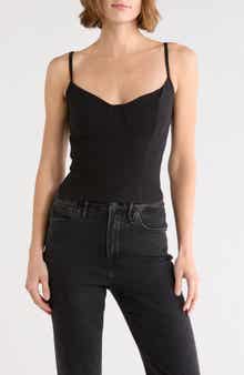 Good American Super Stretch Jersey Bustier Camisole