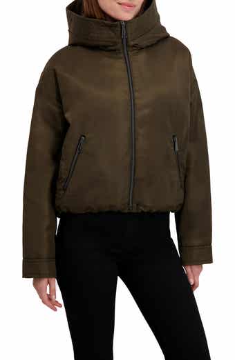 Laundry by Shelli Segal Faux Shearling Lined Hooded Jacket