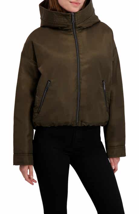 Laundry by Shelli Segal Faux Shearling Lined Hooded Jacket