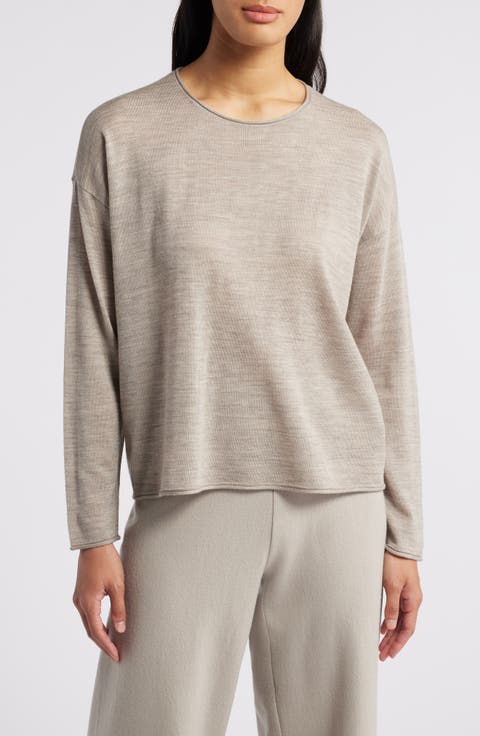 Crewneck Wool Sweater (Regular & Petite)