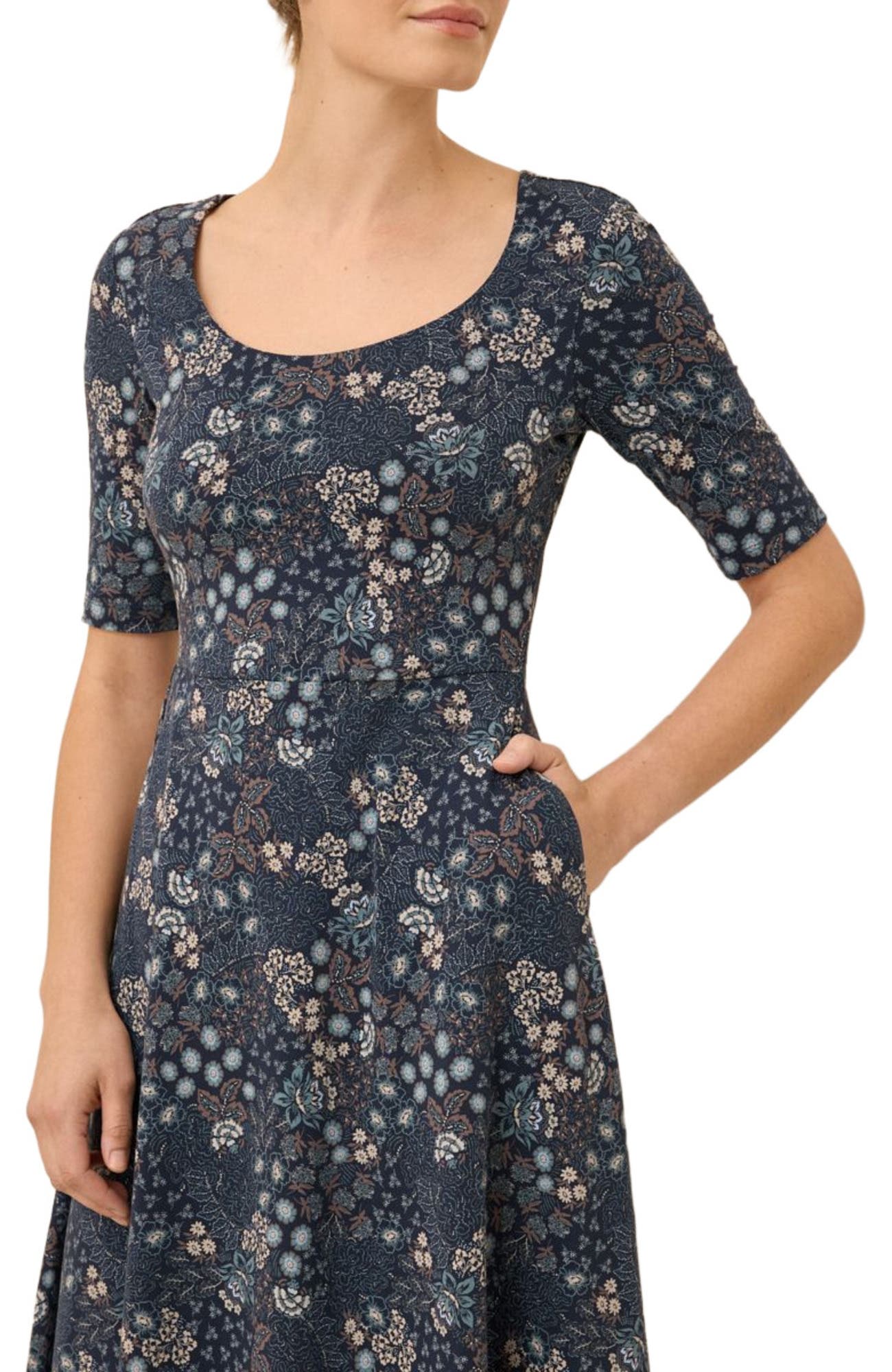 fit & flare signature scoop dress Fit & Flare Signature Scoop Dress Made With Organic Cotton