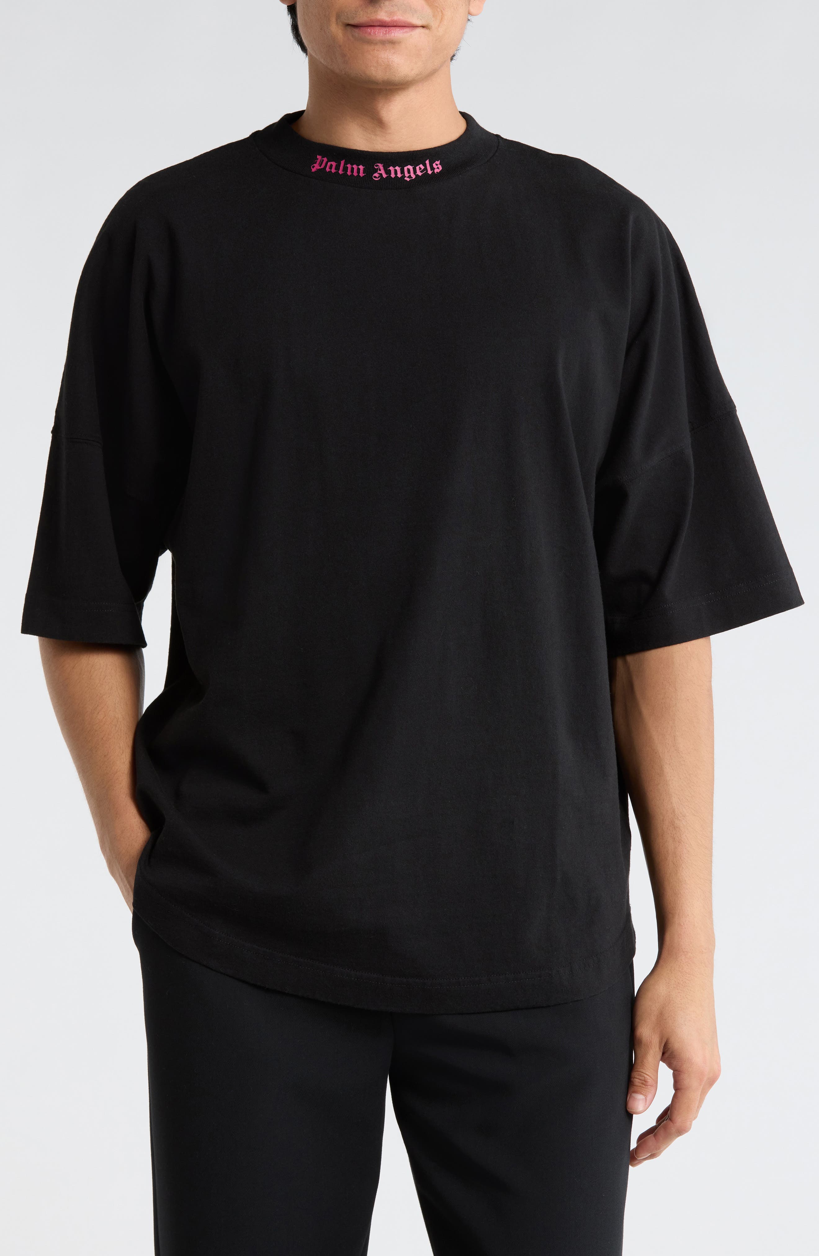 Palm Angels Crewneck Short Sleeve T-Shirt