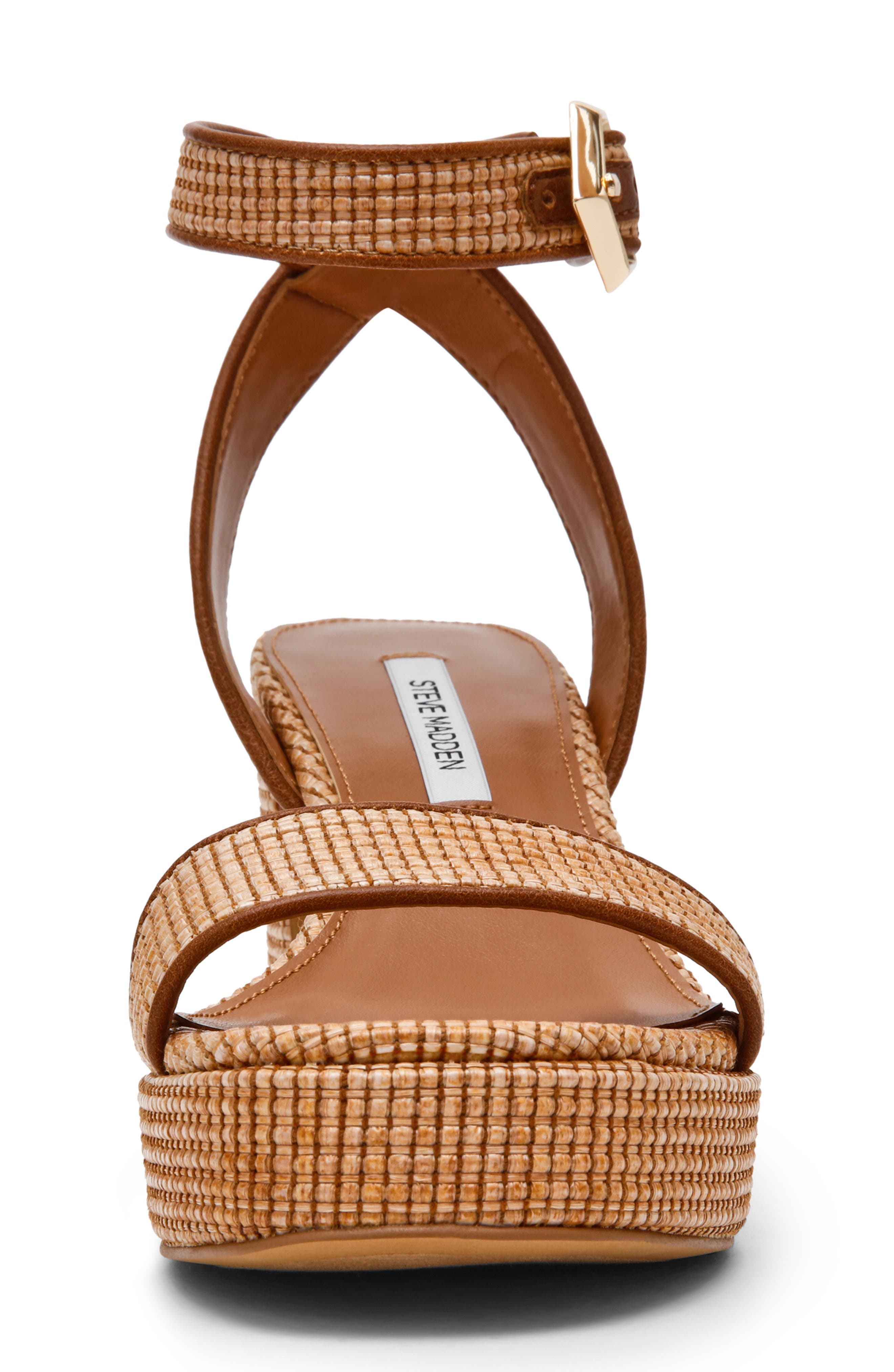 Steve Madden Elida Ankle Strap Platform Sandal, Alternate, color, 