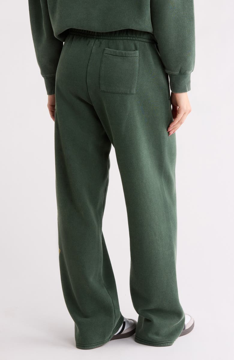 PacSun Star Graphic Baggy Sweatpants, Alternate, color, Forest Green