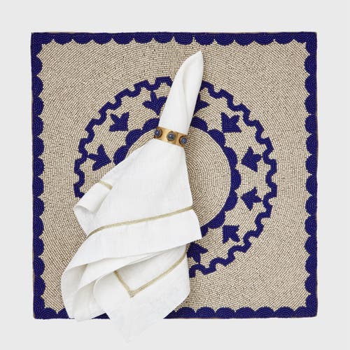 Joanna Buchanan Cabochon Napkin Rings, Set Of Four In Gold