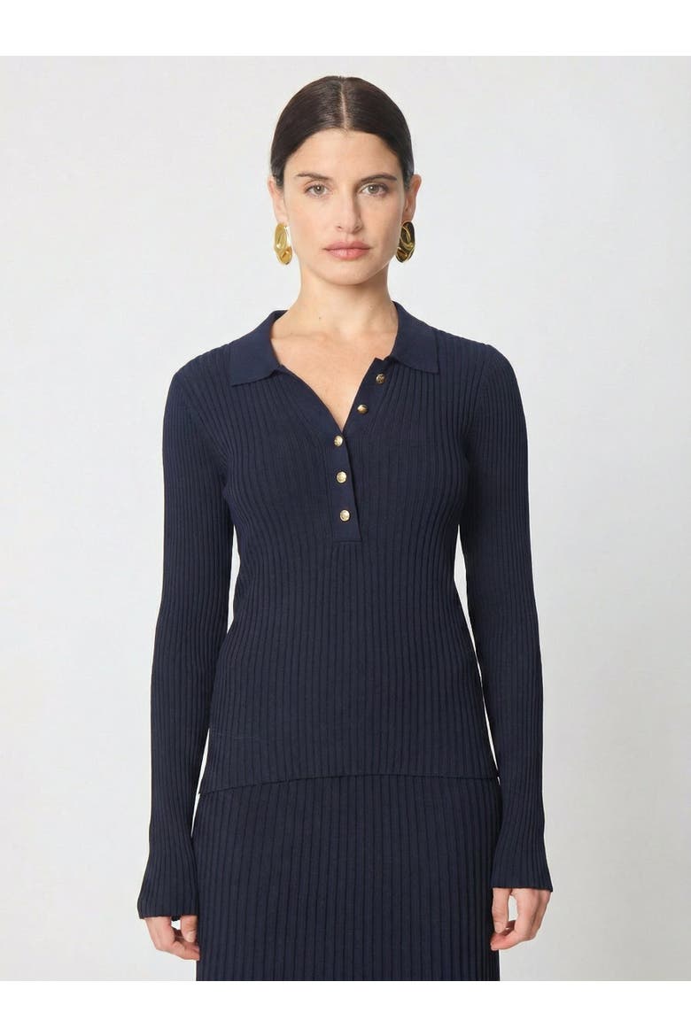 Iris Top, Main, color, Navy