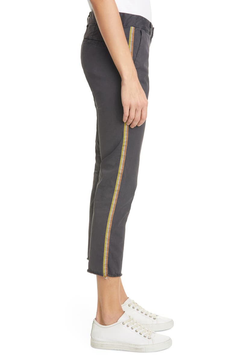Nili Lotan East Hampton Side Tape Crop Pants, Alternate, color, 
