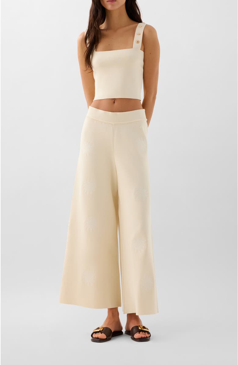 Scalpers Embsun Knit Pant, Alternate, color, Ecru